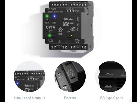 Video Releu programabil Logic  OPTA LITE compatibil Arduino