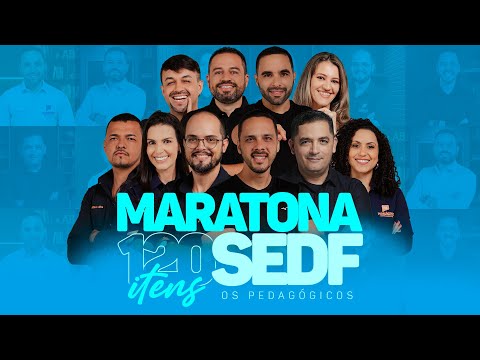Maratona 120 itens PSS SEDF 2025