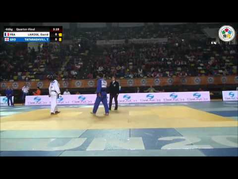 David LAROSE (FRA) Vs Tornike TATARASHVILI (GEO) - Judo Grand Prix Samsun 2014 [-66kg]