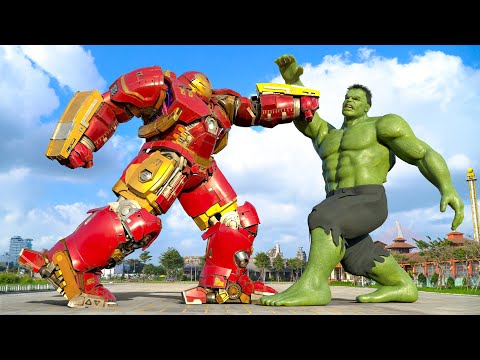 Transformers The Last Knight - Iron Man vs Hulk Latest Battle | Paramount Pictures [HD]