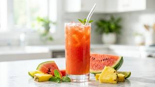 How to Make Watermelon Pineapple Juice - Watermelon Pineapple Juice Recipe