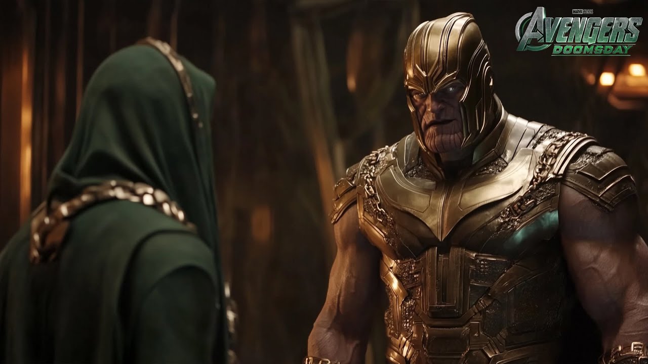 Thanos defies the limits of reality as he crosses the multiverse to stop Doctor Doom Stark