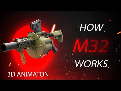 How Does a Grenade Launcher Work? (M32 MGL) - Animation Explained