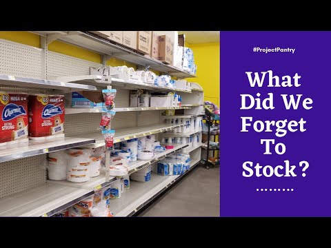 What Did We Forget To Stock? #Projectpantry