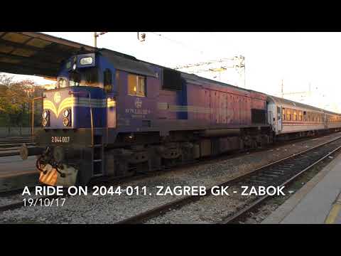 (HD) Croatia - A Ride behind HŹPP 2044 011 - Zagreb GK to Zabok - 19/10/17