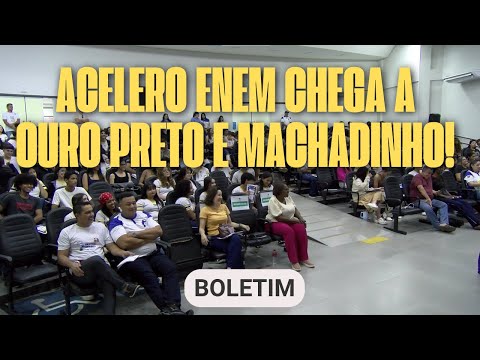 Acelero Enem leva aulas gratuitas a estudantes de Ouro Preto e Machadinho do Oestev