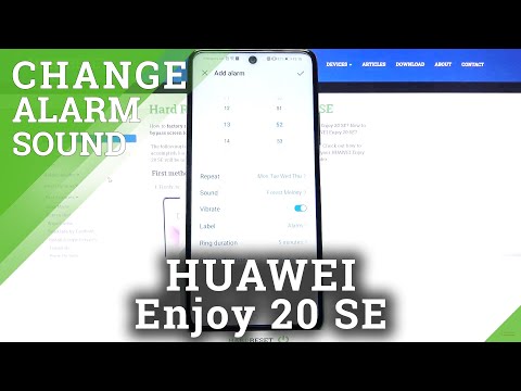 How to Set Up Alarm Clock on HUAWEI Enjoy 20 SE – Open Alarm Clock Settings