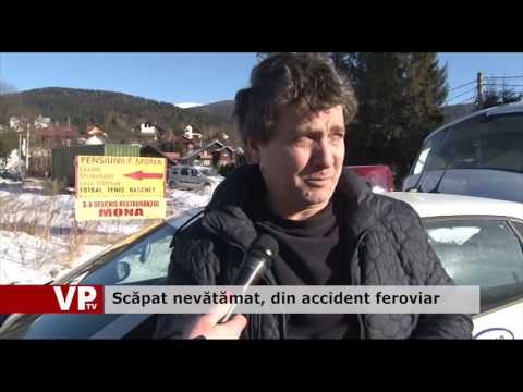 Scăpat nevătămat, din accident feroviar