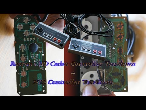 Retron 1HD Cadet Controller Teardown With Bonus Nes OG controller Teardown