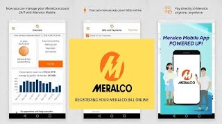 How to register Meralco online app