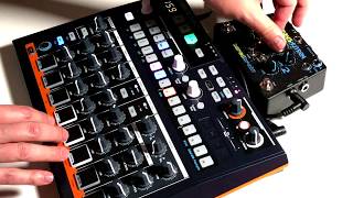 Video thumbnail for Arturia DrumBrute Impact thru Boredbrain Transmutron wide resonant notch filters by Boredbrain Music