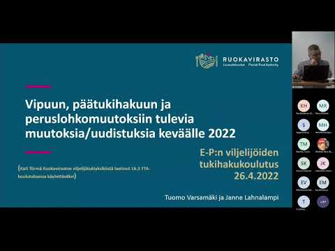 , title : 'Etelä-Pohjanmaan tukihakukoulutus viljelijöille / Kevät 2022'