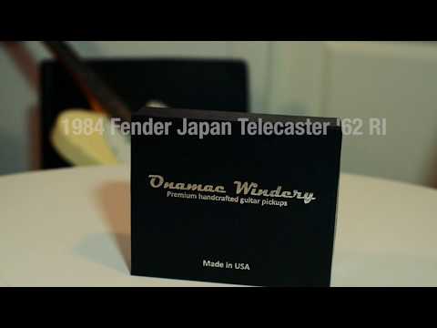 MIJ Fender Telecaster stock pickups vs Onamac Windery, Robben Ford set