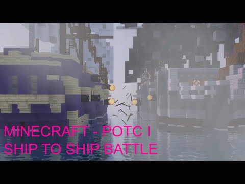 Fox1502 - Minecraft Pirates of Caribbean I - SHIP TO SHIP BATTLE - BLACK PEARL VS INTERCEPTOR | Recreation