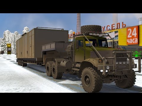 ETS2 | Суровая Россия: Сибирь R12 | Краз 255 | Якутск-Михайловка