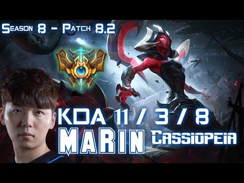 MaRin CASSIOPEIA vs ANIVIA Mid - Patch 8.2 KR Ranked