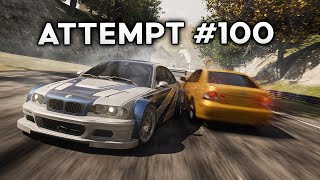 Can I beat Most Wanted WITHOUT touching another car?