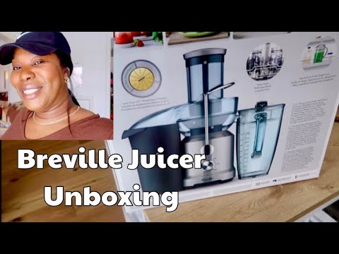 BREVILLE The Fountain Cold Juicer UNBOXING + Making My First Green Juice