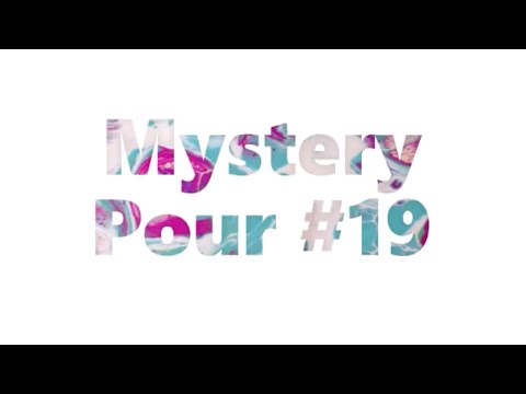 Blown Flower Bloom | Fluid Acrylic Paint Pour | Mystery Pour #19