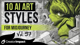 10 Fun AI Art Styles You Need To Try! (Vol 57)