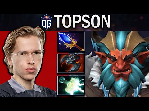 OG.TOPSON TROLL WARLORD WITH AGHANIMS-MJOLNIR - DOTA 2 7.31 GAMEPLAY