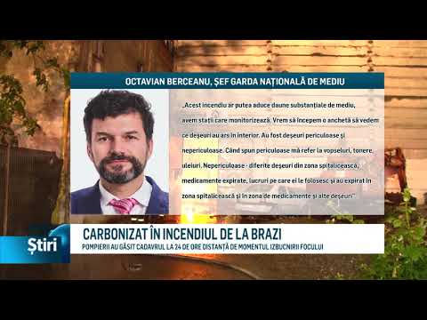 carbonizat in incendiul de la brazi