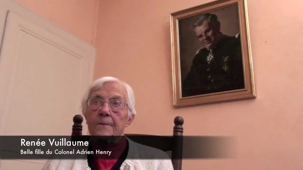 Mai 1963 : décès du Colonel Henry (Mlle Renée Vuillaume)