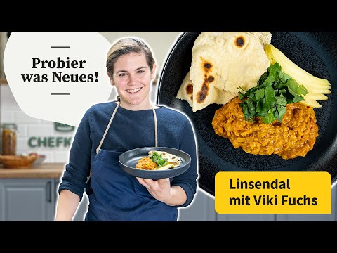 Viki macht rotes Linsendal mit Naan Brot I Probier was neues | Chefkoch