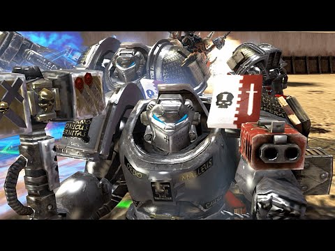 50 Grey Knights Terminators vs 1500+ Heretics! - Astartes Mod | WH40K: Dawn of War 2: Retribution