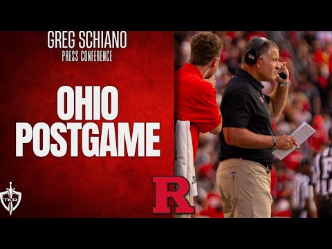 Greg Schiano talks Ohio postgame Press Conference - Rutgers Scarlet Knights Football
