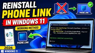 How to Reinstall Phone Link in Windows 11 (2026)