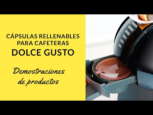 Vídeo relacionado con FISH DRAGATE 6 pcs cápsula de café reutilizable,recargables cápsulas cafe,con cuchara y cepillo,capsulas para filtros de cafetera dolce gustato,para cocina y oficina