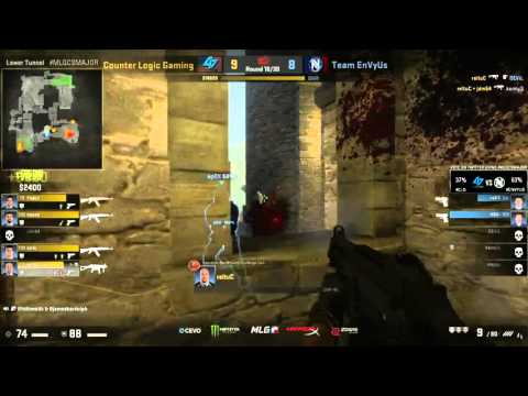 reltuC UMP ACE - Counter Logic Gaming vs Team EnVyUs MLG CS:GO Major Championship: Columbus