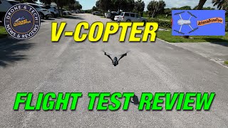 V Copter Falcon - Flying the Original Bi Copter at Dollman Beach Park