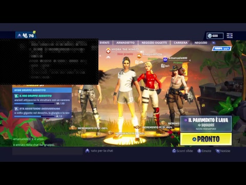 TORNEO  pt190+FACCIO CREATIVA CON VOI FORTNITE battaglia REALE+SALVA