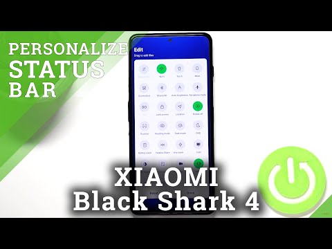 How to Adjust Notification Panel Shortcuts in XIAOMI Black Shark 4 - Notification Bar