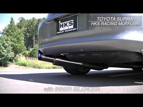 TOYOTA SUPRA HKS RACING MUFFLER for USA