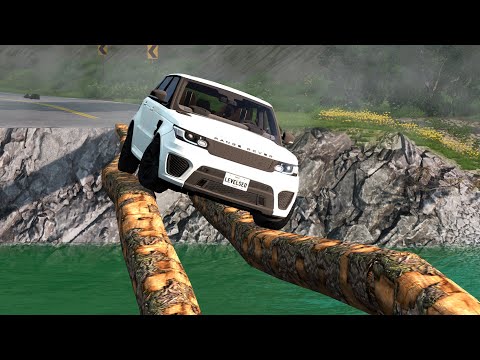 Cars vs Impossible Log Bridge - BeamNG Drive - 🔥 ULTIMATE Edition Compilation 2