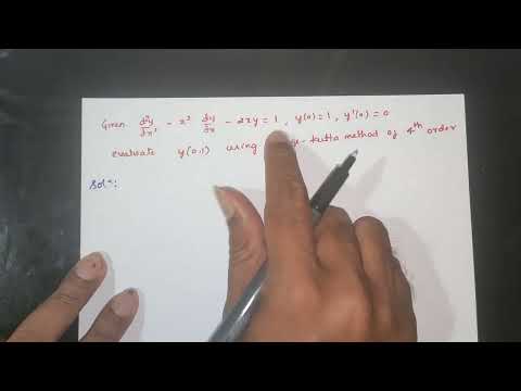 Numerical Methods | Runge Kutta Method | 18mat31 Module 5 ( Jan./Feb. 2023 Q.no- 9a) |