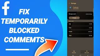 How To Fix Temporarily Blocked Comments On Facebook App 2023