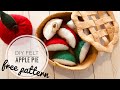 DIY Felt Apple Pie