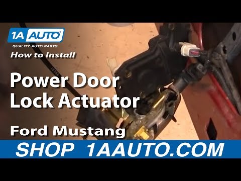 Ford mustang door lock actuator replacement