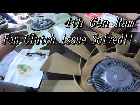 2500 Dodge Ram Mechanical Fan clutch Adapter Swap.