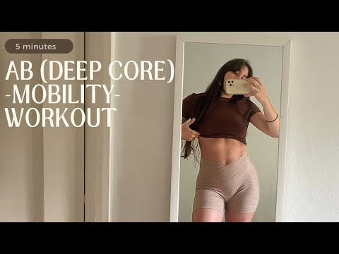 5 Mins. Ab Workout | Deep Core & Mobility Routine For A Strong, Flexible & Toned Body