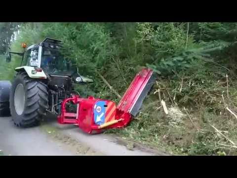 Big Toy Mulcher Test mit Kamps Seppi.M Böschungsmulcher und Valtra 8950 Hitec