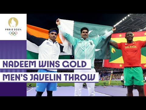 Arshad Nadeem 🇵🇰 clinches gold in Men’s Javelin Throw | Paris 2024 Highlights
