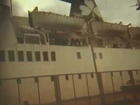 Embarking St Patrick for France 1979. Rosslare Harbour