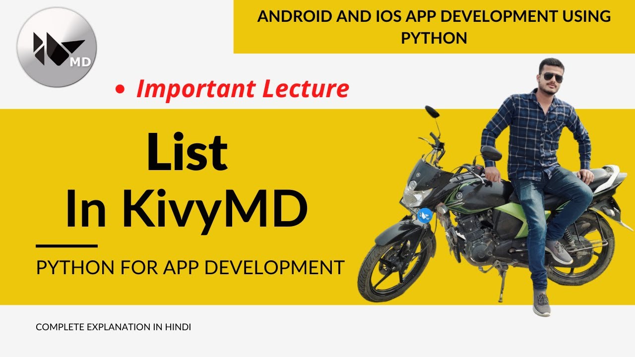List in KivyMD | Android and iOS app development using python KivyMD