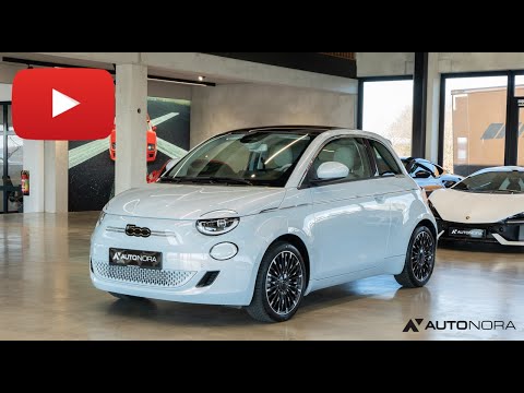 Fiat 500e La Prima in Himmelblau