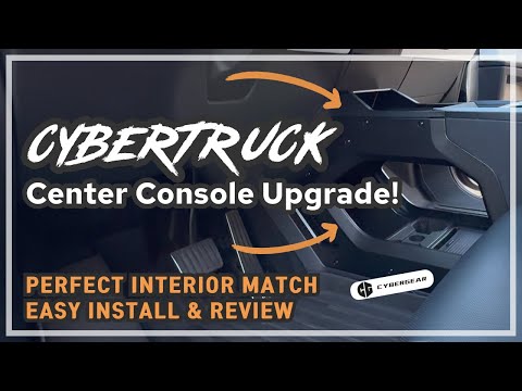 Cybertruck Level Up Your Center Console with Organizer Shelf! Double Your Storage. Easy Installation